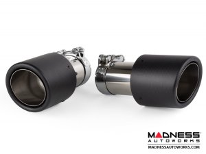 Custom Exhaust Tip (1) - Carbon Fiber -  2.50" ID